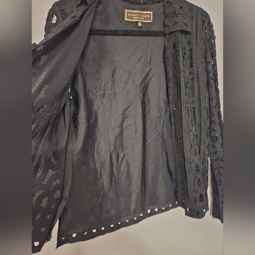 Double D Ranch Black Lace Jacket - Picture 6 of 8